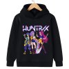 KPop Demon Hunters dětská mikina s potiskem (Huntrix)