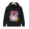 KPop Demon Hunters dětská černá mikina s potiskem (Huntrix, Saja Boys)