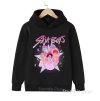 KPop Demon Hunters dětská černá mikina s potiskem (Huntrix, Saja Boys)
