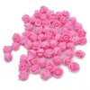 100 ks pěnových mini (2 cm)  květů růží