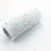 9 m dekorační role síťoviny se třpytivými kamínky, šíře 15 cm