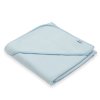 Dětská froté osuška s kapucí New Baby BASIC 80x80 modrá (Barva Modrá)