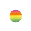 Míč duhový gumový nafouknutý 23cm v síťce