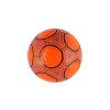 Míč fotbalový malý junior nafouknutý šitý 15cm kůže mix barev v síťce
