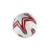 Míč fotbalový malý junior nafouknutý šitý 15cm kůže mix barev v síťce