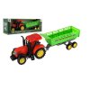 Traktor s vlekem plast 35cm na setrvačník v krabici