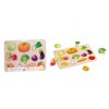 Puzzle/Vkládačka deskové zelenina dřevo ve fólii 30x21cm 18m+