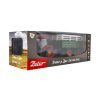Traktor Zetor RC s vlekem plast 42cm 2,4GHz dobíjecí pack + baterie se zvukem v krabici