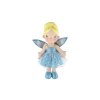 Panenka víla Pomněnka hadrová/látková 40 cm na kartě v sáčku