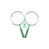 Badminton sada dětská kov/plast 2 pálky + 1 košíček 2 barvy v síťce 23x45x6cm