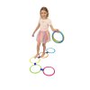 Skákací kruhy barevné plast průměr 27cm kreativní hra v krabici
