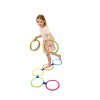 Skákací kruhy barevné plast průměr 27cm kreativní hra v krabici