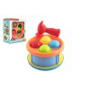 Zatloukačka/Bubínek 17cm 2v1 plast s kladívkem s míčky 4ks y v krabici 18x20x10cm 12m+