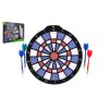 Terč se šipkami 4ks plast průměr 28cm v krabici 39x31x3cm
