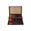 Sada na malování - Art box kreativní sada 91ks v dřevěném kufříku ve fólii 38,5x29,5x5cm