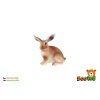 Zajíc polní mládě zooted plast 6cm