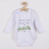 Body s potiskem New Baby Mami, Tati jsem Vaše zlatíčko - dárkové balení (Barva Zelená, Velikost 50)