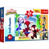 Puzzle Ve Spideyho světě/Spidey a jeho úžasní přátelé 33x22cm 60 dílků v krabici 21x14x4cm