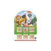 Razítka 5+1 s poduškou dřevěná 5x5cm s voskovkou Tlapková patrola/Paw Patrol na kartě