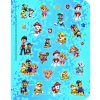 Samolepkový sešit 100 samolepek s omalovánkami Tlapoková patrola/Paw patrol 21,5x28cm