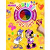 Sešit Barevné prstíky Minnie s prstovými barvami 23x30cm