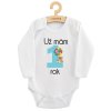 Body s potiskem New Baby Už mám 1 rok modré (Barva Modrá, Velikost 80 (9-12m))