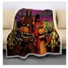 Plyšová deka s 3D potiskem Five Nights at Freddys