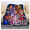 Plyšová deka s 3D potiskem Five Nights at Freddys