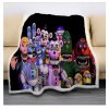 Plyšová deka s 3D potiskem Five Nights at Freddys