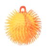 Míček antistresový mačkací chlupatý silikon 15 cm 4 barvy (1 ks)