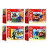 Minipuzzle miniMAXI 20 dílků Hrdinský Požárnik Sam 4 druhy v krabičce 11x8x4 cm (1 ks)