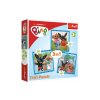 Puzzle 3v1 Bing Bunny Zábava s přáteli v krabici 28x28x6cm