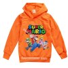 Dětská mikina s kapucí a potiskem Super Mario (mix barev)