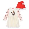 ŠATY A ČEPICE MINNIE VÁNOCE (Velikost 3)