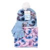 SOUPRAVA NÁKRČNÍK ČEPICE A RUKAVICE LILO A STITCH (Velikost 52)