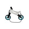 Odrážedlo FUNNY WHEELS Rider SuperSport bílé/tyrkys 2v1+popruh,výš.sedla28/30cm nos.25kg 18m+v krab.