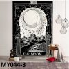 Tapisérie na zeď s motivem - Tarot, slunce a měsíc