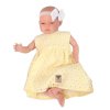 Baby Nellys Lehké Handmade šatičky Madeira, žluté (Velikost 98 (2-3r))