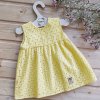 Baby Nellys Lehké Handmade šatičky Madeira, žluté (Velikost 98 (2-3r))