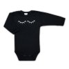 Body dlouhý rukáv Dejna Spící oči - černé (Velikost 68 (3-6m))