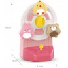 hudebni kolotoc music box se zviratky ruzovy