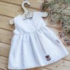 Baby Nellys Lehké Handmade šatičky Madeira, bílé (Velikost 86 (12-18m))
