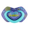 canpol babies 2 ks symetrickych silikonovych dudliku 6 18m neon love baby modre
