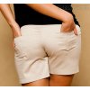 Be MaaMaa Těhotenské kraťasy - béžové (Velikost oblečení XL (42))