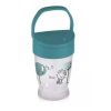 lovi hrnecek se slamkou lovely boy junior 12m zeleno sedy 250ml