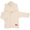 Bavlněná souprava pro miminko do porodnice 6D, Made with love, béžová (Velikost 62 (2-3m))