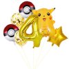 7ks narozeninové party balonky Pokémon Pikachu, žlutá