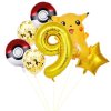 7ks narozeninové party balonky Pokémon Pikachu, žlutá