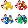 7ks narozeninové party balonky Pokémon Pikachu, žlutá
