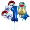 7ks narozeninové party balonky Pokémon Squirtle, modrá